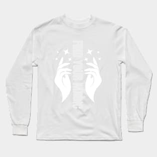 Find Your Magic Simple and Cute - Wishful Hands Design Long Sleeve T-Shirt